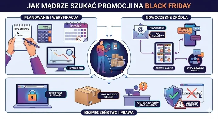 Jak szukać promocji na Black Friday – poradnik świadomego konsumenta