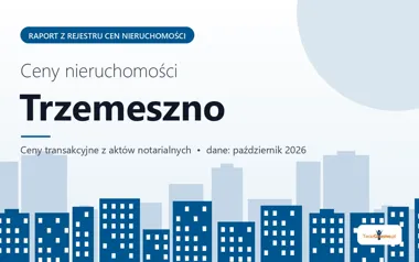 Ceny mieszkań w mieście Trzemeszno — październik 2026