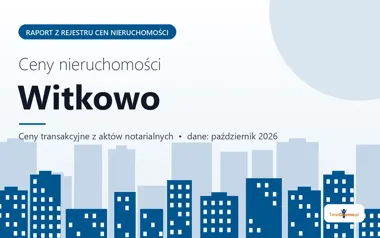 Ceny mieszkań w mieście Witkowo — październik 2026