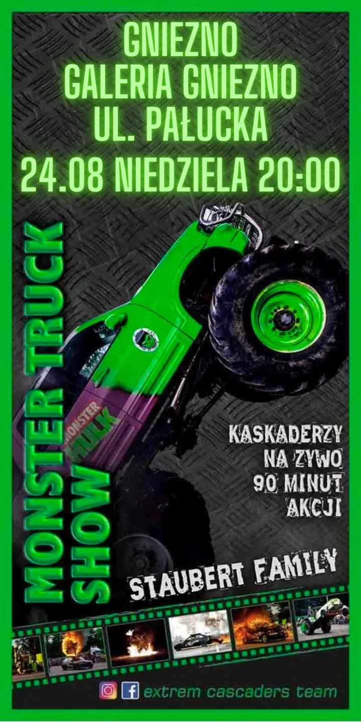 MONSTER TRUCK SHOW w Gnieźnie