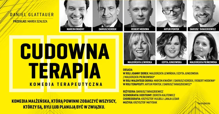 Grafika promocyjna wydarzenia Cudowna terapia — komedia o małżeństwie w Gnieźnie