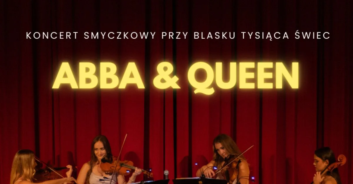 Grafika promocyjna wydarzenia Koncert instrumentalny z przebojami ABBY i Queen w Gnieźnie