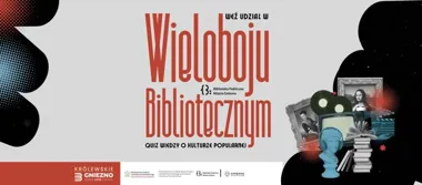 Grafika promocyjna wydarzenia III Wielobój Biblioteczny
