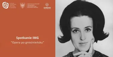 Grafika promocyjna wydarzenia Tablica Urszuli Trawińskiej-Moroz i „Opera po gnieźnieńsku” w Gnieźnie