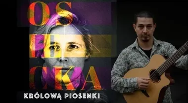 Grafika promocyjna wydarzenia Osiecka Królową Piosenki — koncert Bartosza Baltazara Zbroszczyka w Fa - Sol -La, Gniezno