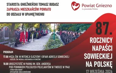 Uroczystości rocznicowe z okazji 87. rocznicy napaści sowieckiej na Polskę