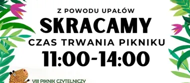 Piknik Czytelniczy w Gnieźnie skraca plan, ale nie oddaje pola upałowi