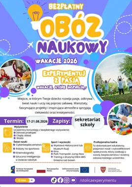W Gnieźnie ruszą darmowe półkolonie z nauką i eksperymentami