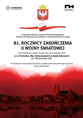 Kwiaty i muzyka przy dawnej Cukrowni. W Gnieźnie oddadzą hołd ofiarom terroru