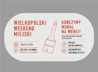 Mural nad Jeziorem Jelonek dopisze nowe twarze Gniezna podczas lipcowego weekendu