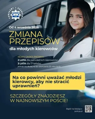 Młodzi kierowcy pod szczególną kontrolą. Za błędy mogą stracić prawo jazdy