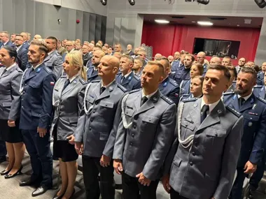 54 awanse w KPP Gniezno. Policjanci odebrali odznaczenia