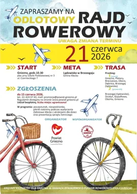 Odlotowy Rajd Rowerowy przesunięty. Organizator podał nowy termin