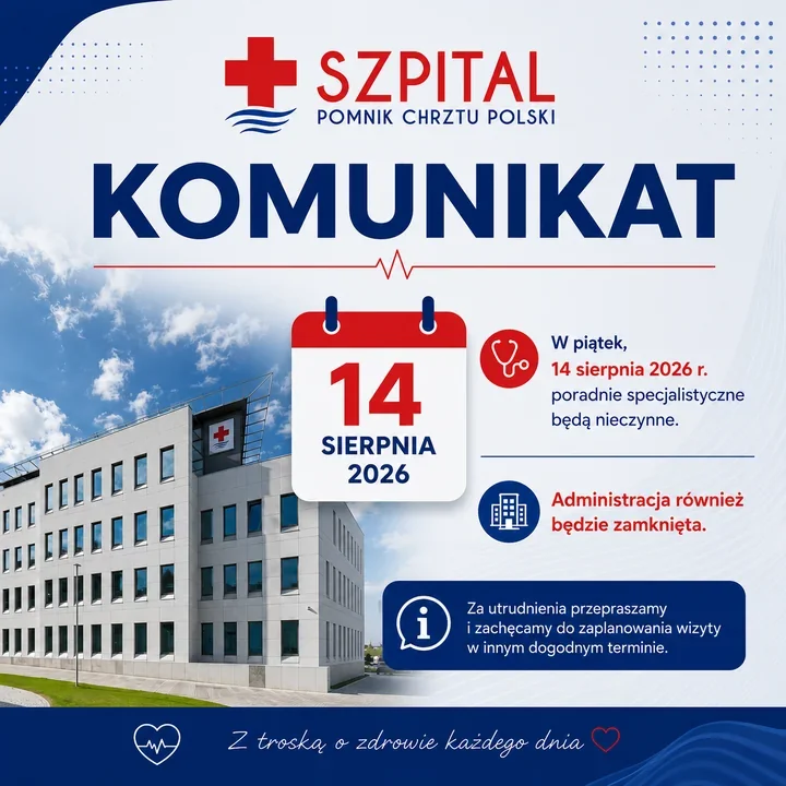 Poradnie i administracja zmienią organizację pracy w szpitalu