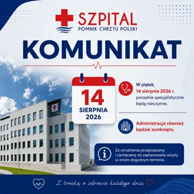 Poradnie i administracja zmienią organizację pracy w szpitalu